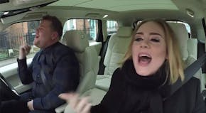 Live from LA: James Corden hits the road with Adele, Elton John