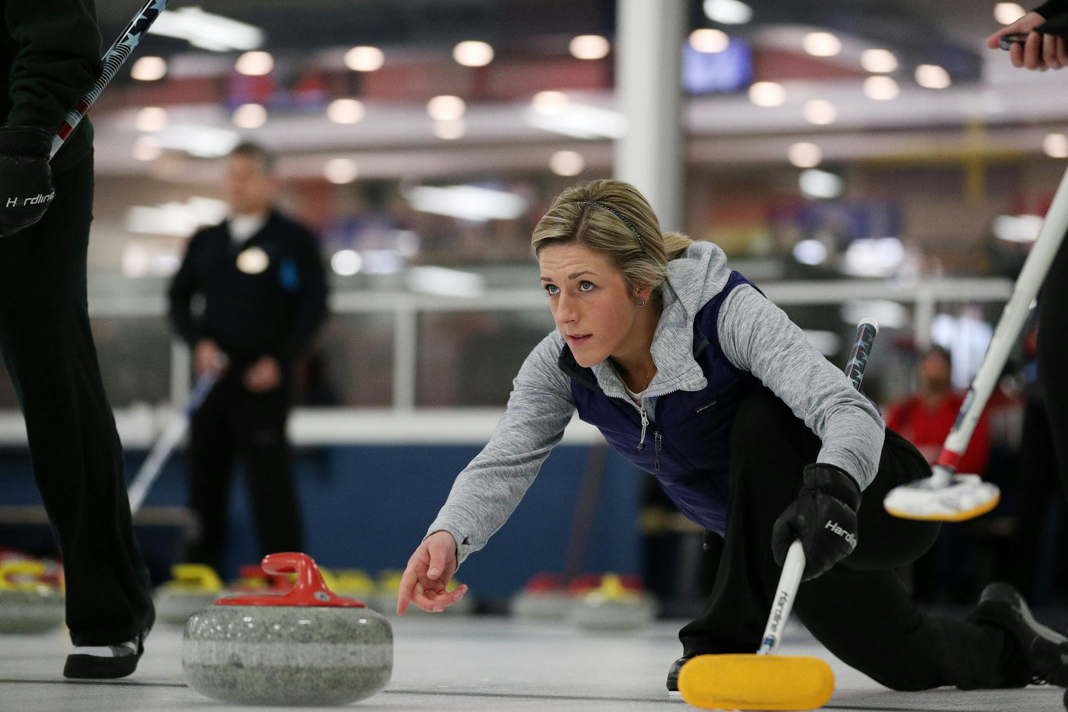 Curler Vicky Persinger, shown here in 2017.
