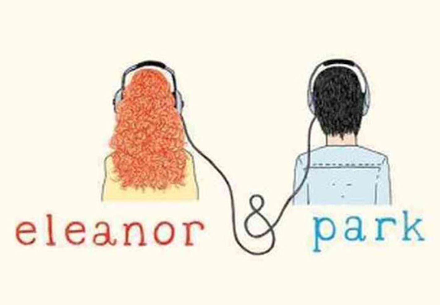 A detail of the cover, Eleanor & Park by Rainbow Rowell