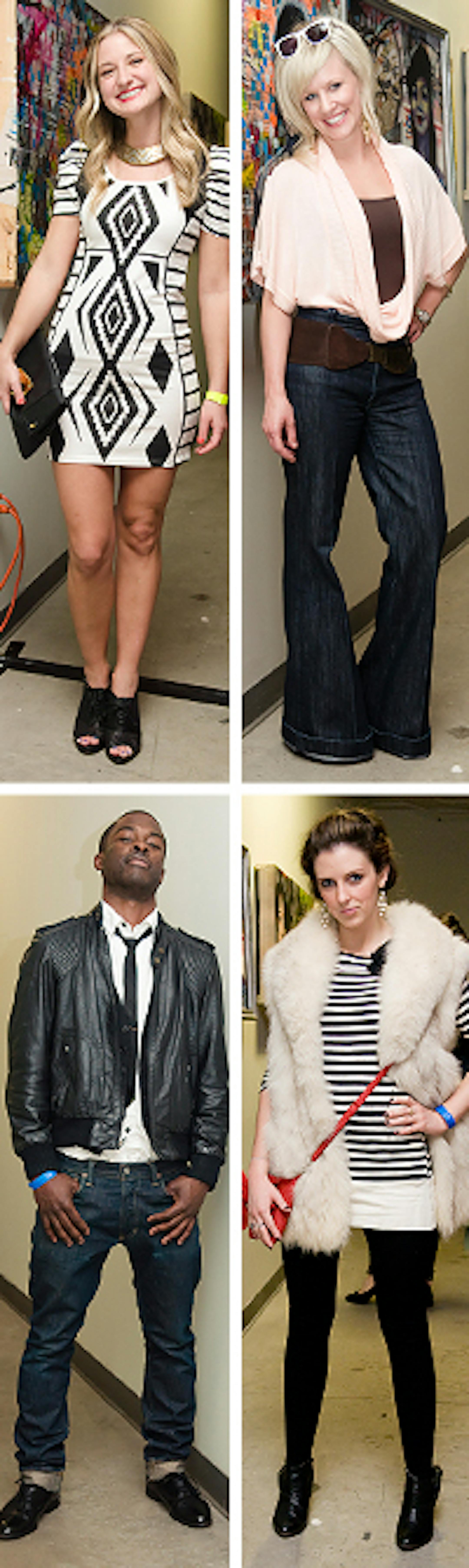 Clockwise from top - Kara Brinkman, Amber Rose Bjerke, Danielle Biers, Augustus 'Caesar' Weah