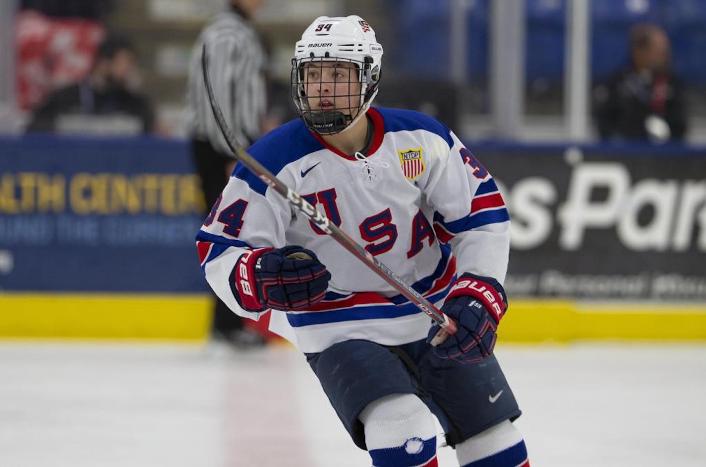 Brock Faber was part of the USA Hockey National Team Development Program the past two years.