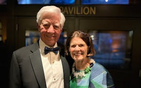 Bill and Penny George were presented with the arts philanthropist award Friday at the Guthrie Theater's annual gala.
