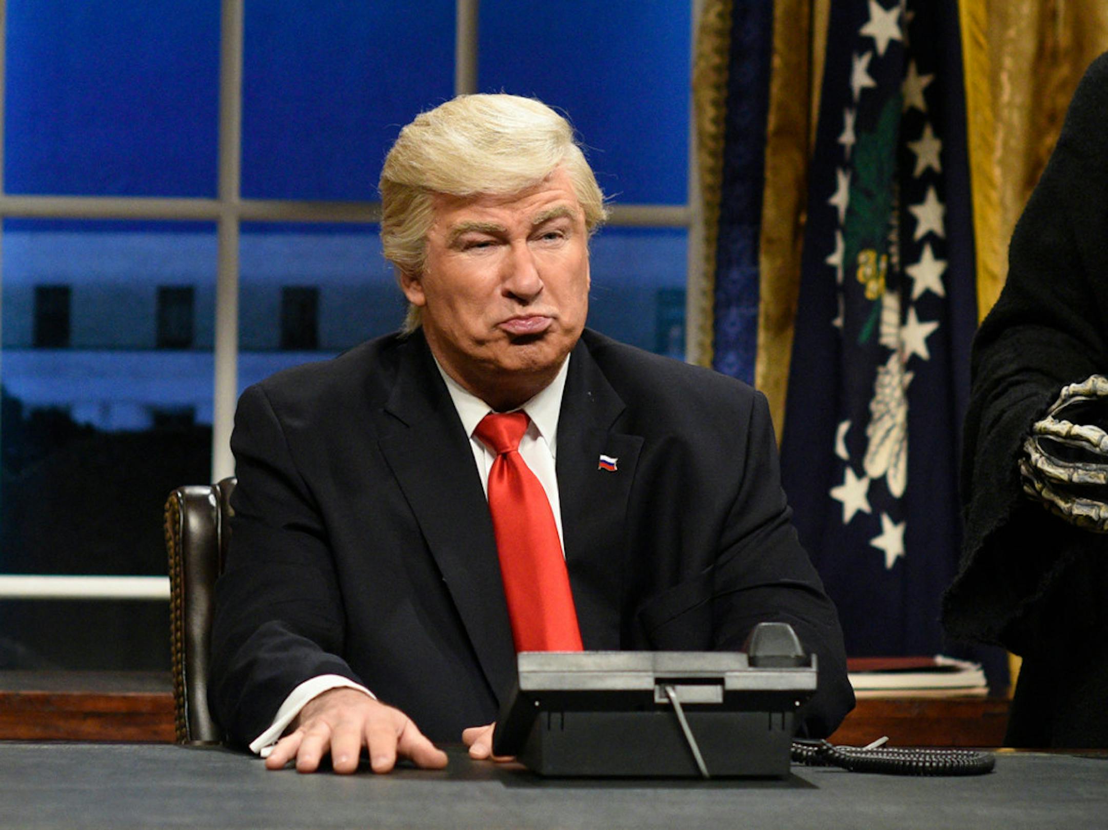 Alec Baldwin plays President Donald Trump on "Saturday Night Live."