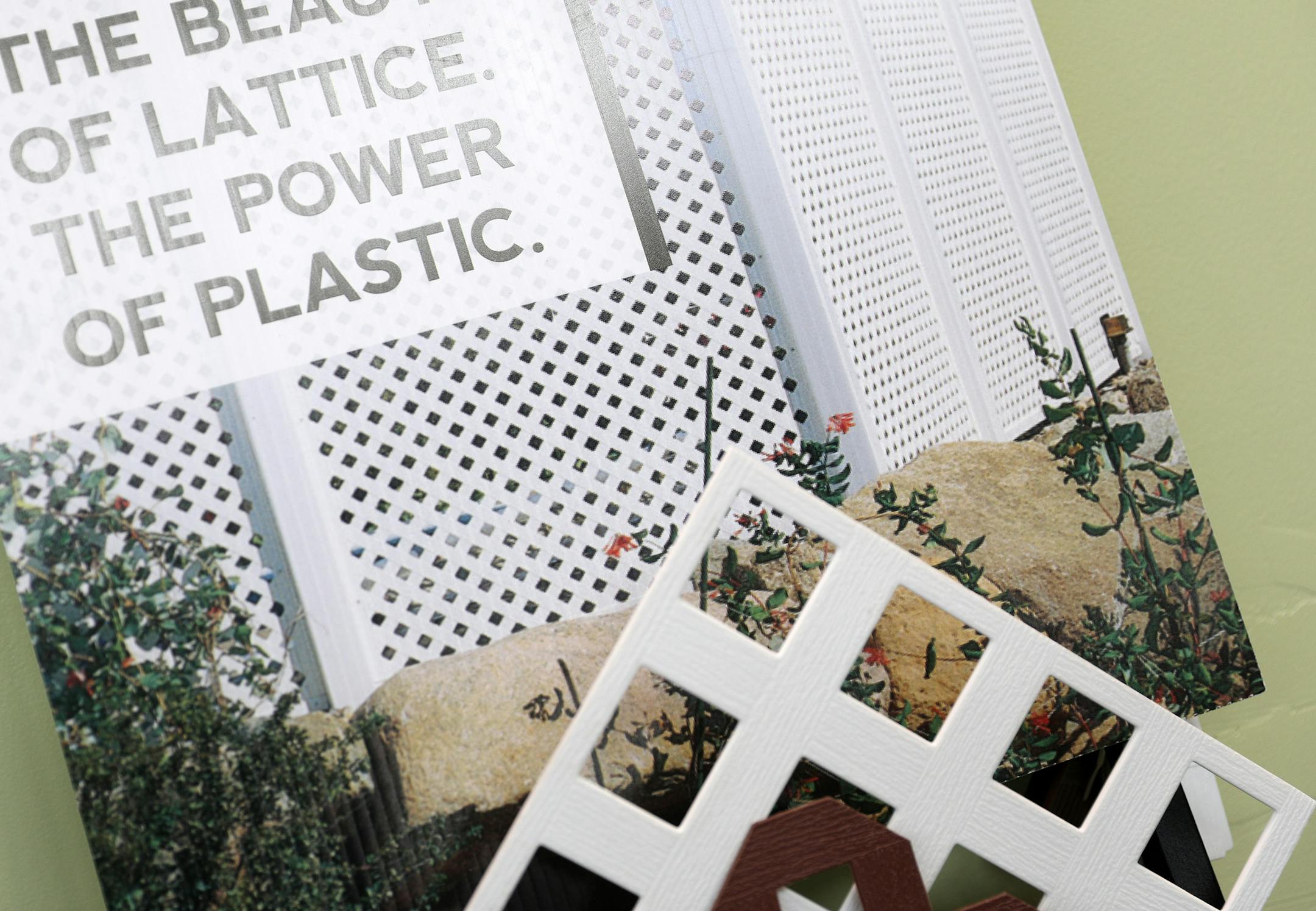 Plastic lattice. ] ANTHONY SOUFFLE ï anthony.souffle@startribune.com Wayne Gjerde from the Minnesota Pollution Control Agency set up at the Eco Experience building at the Minnesota State Fair to encourage people to recycle Tuesday, Aug. 21, 2018 in St. Paul, Minn.