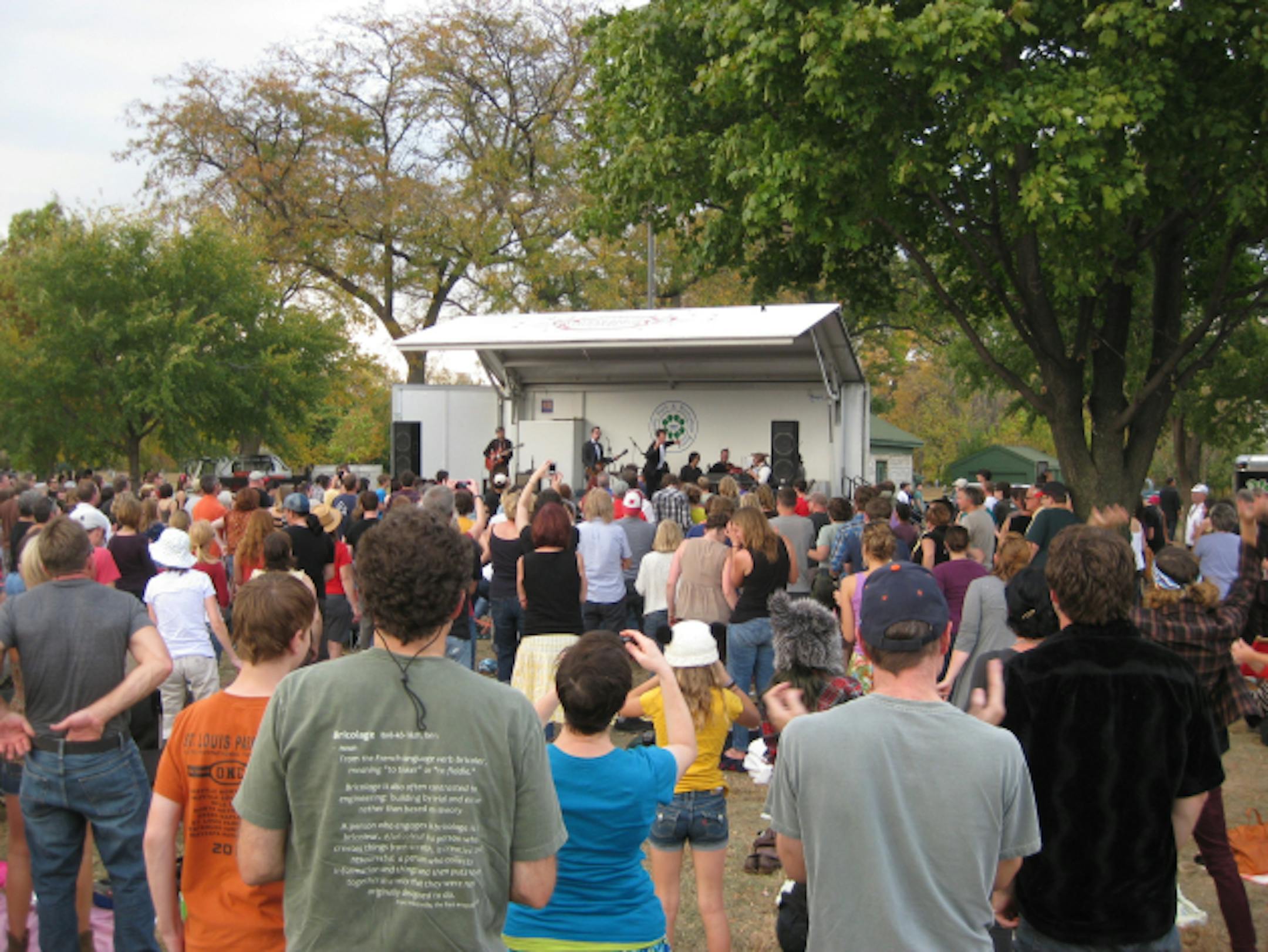 Jeremy Messersmith supported his local cemetery last year. / Photos courtesy Aaron Hanauer, City of Minneapolis