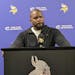 Vikings defensive coordinator Brian Flores said Tuesday, “I haven’t spent this much time with my family in an offseason in a while without a move 