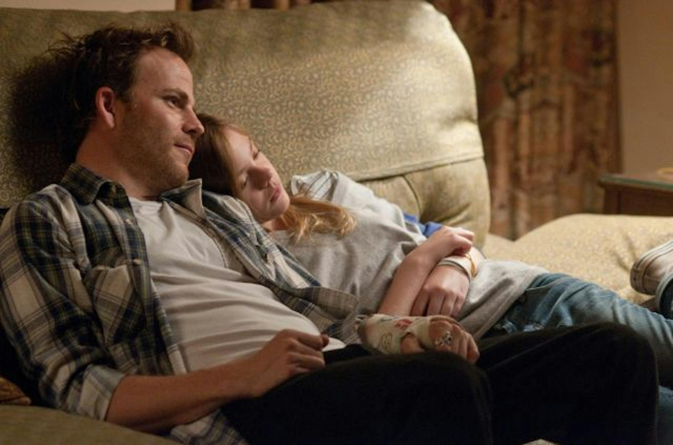 Stephen Dorff and Elle Fanning in "Somewhere."