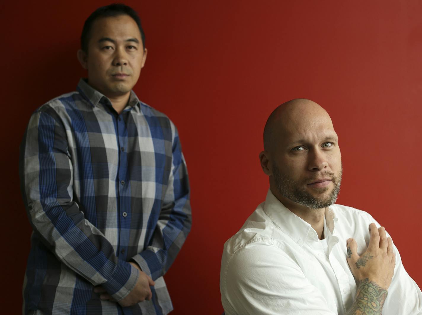 Koua Fong Lee, left, and Michael Ray Hansen were both imprisoned for crimes later proven they didn&#x2019;t commit and are awaiting approval from the Legislature when it convenes again in March on undisclosed financial settlements. &#x201c;Prison steals something from you, that&#x2019;s for sure,&#x201d; Hansen said.