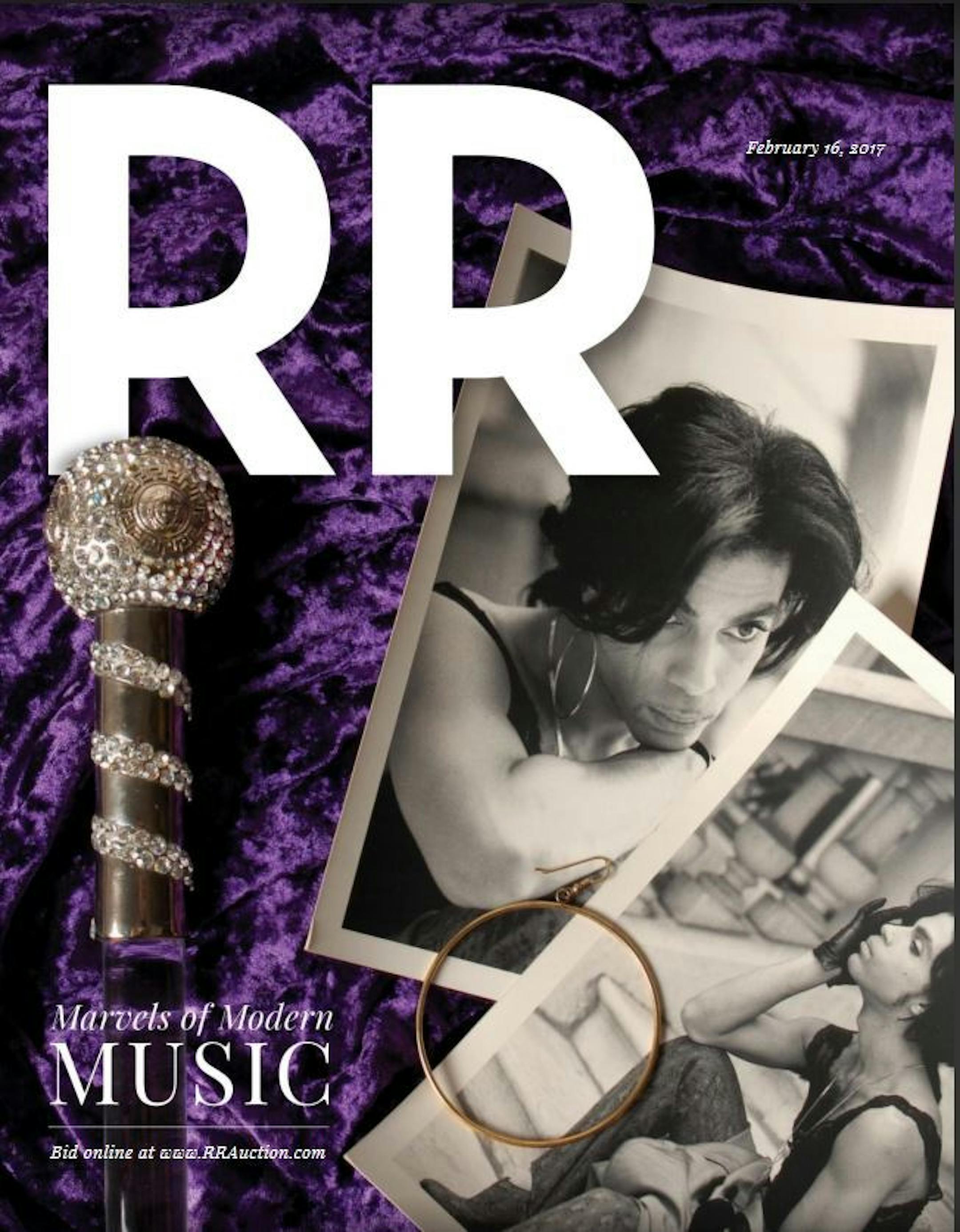 RR Auction catalog for Prince items.