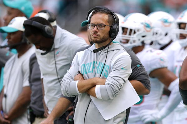 At 39, new Dolphins coach Mike McDaniel is the NFL’s fourth youngest head coach, older than only the Rams’ Sean McVay (36), Vikings’ Kevin O’C