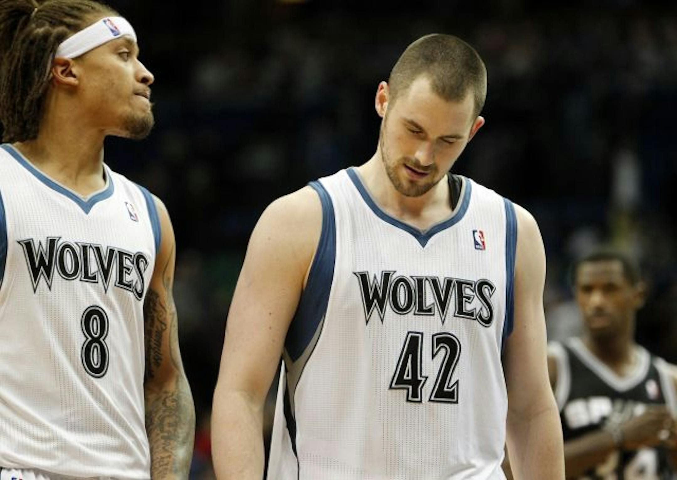 Kevin Love (right), Michael Beasley