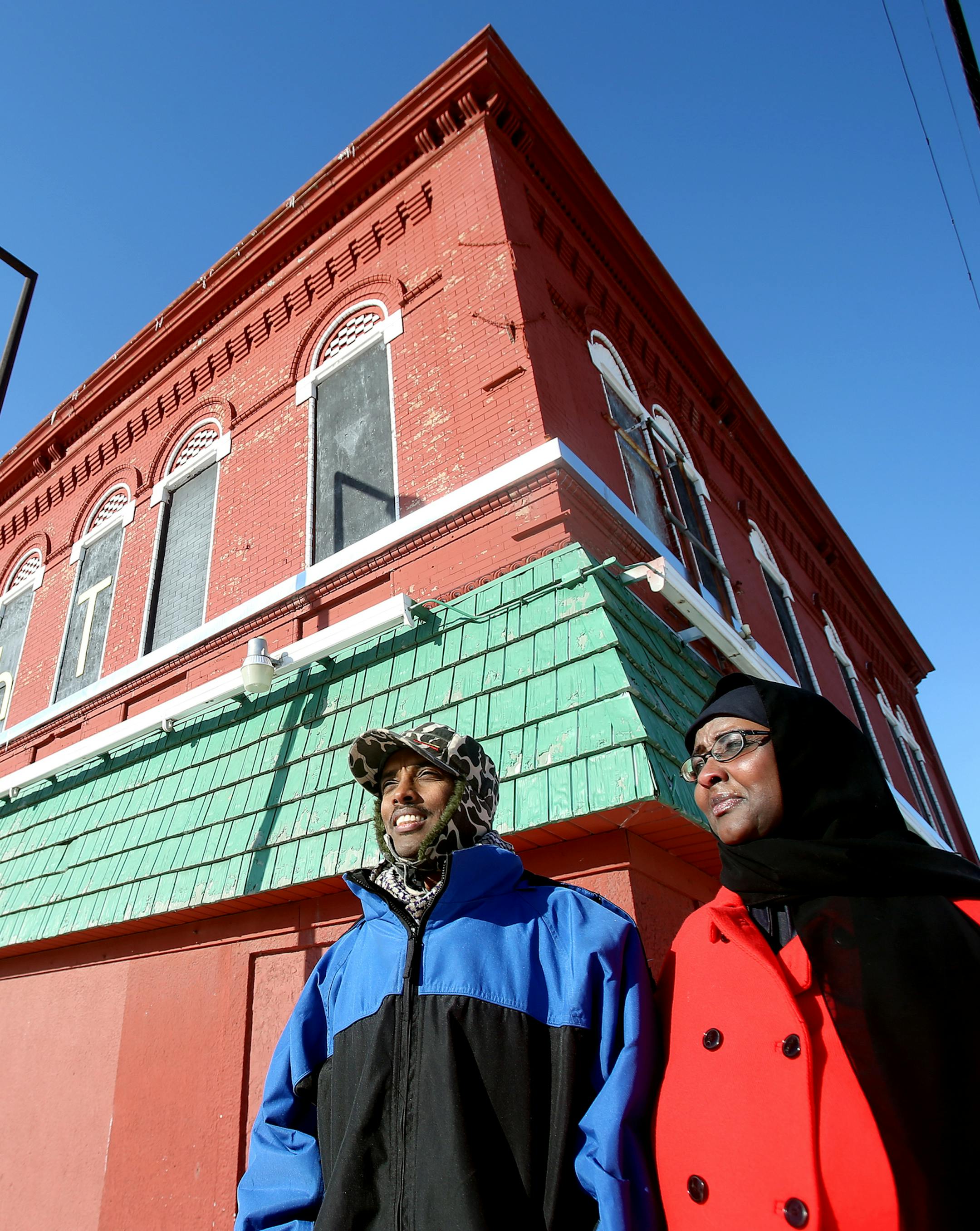 Ameena Samatar (right) and Alex Jerome at 601 Western Ave N in St. Paul, MN on Monday January 27, 2014. ] JOELKOYAMA‚Ä¢jkoyama@startribune