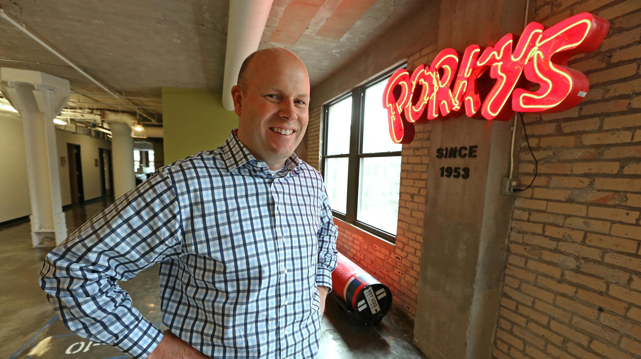 (left to right) Broadhead's Dean Broadhead, CEO, photographed at the Minneapolis office on 10/24/13. Focusing on "the Forgotten 20" or the 20 percent of Americans who live in rural areas and especially the companies that try to reach him has helped Dean Broadhead build a growing, recession-defying full-service marketing communications agency in Broadhead. While more than half the agency's work is with national and international companies in agriculture, Broadhead is looking to expand its work wi