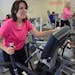 Sandy Foley of Minnetonka worked out on the elliptical at Welcyon. Foley is 50 years old. ] Joey McLeister,Special to the Star Tribune,Edina,MN Januar