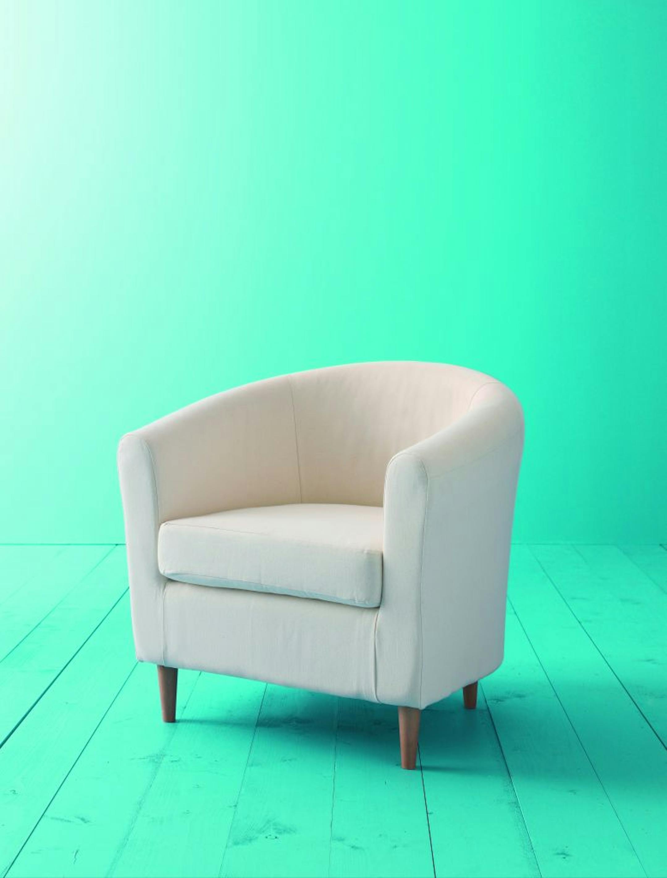 Fleet Farm's knockoff of Ikea's Tullsta chair (shown) is on sale for $80 through Saturday.