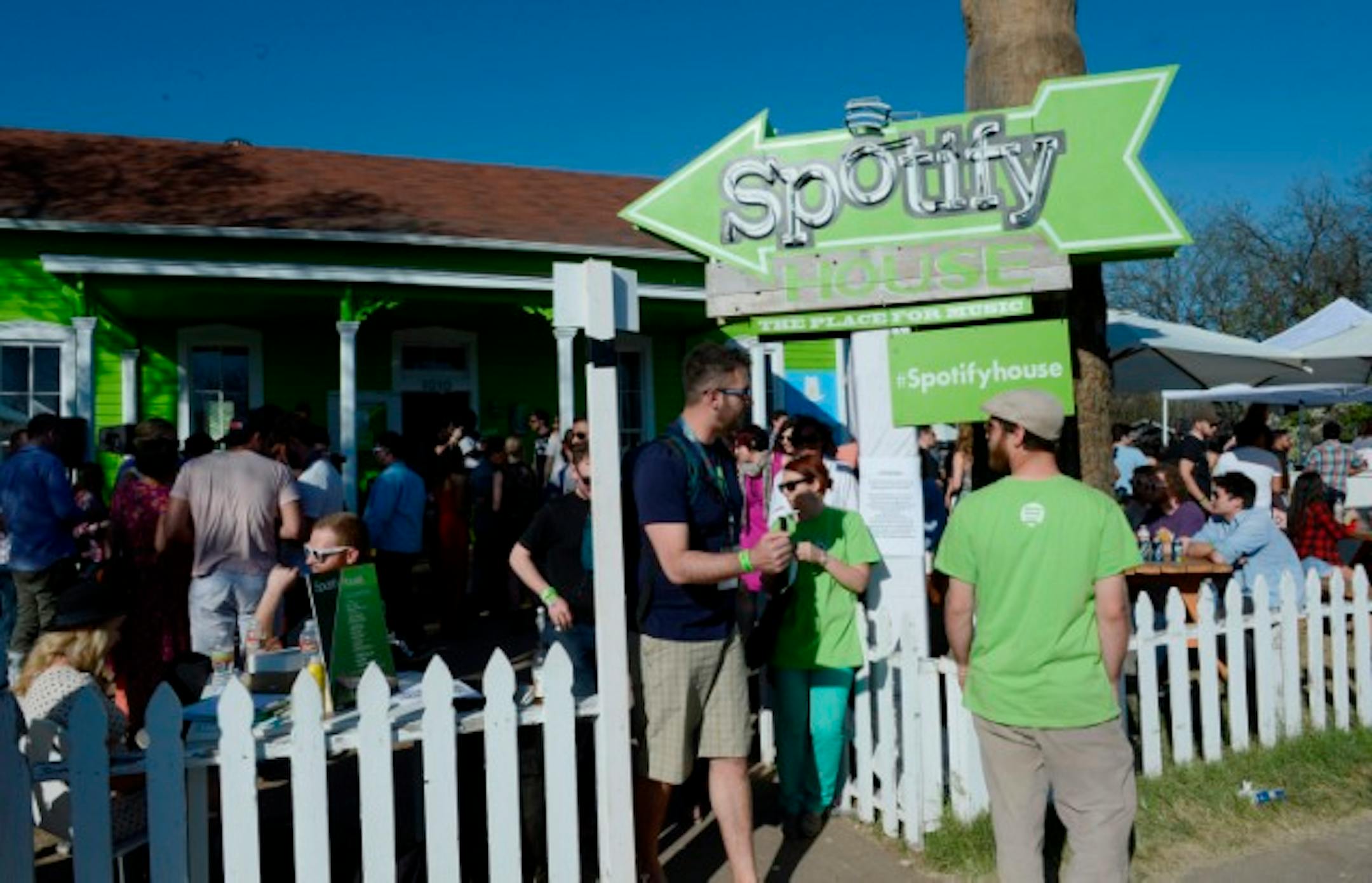 Crowds thronged the Spotify House in Austin, Texas, during South by Southwest.