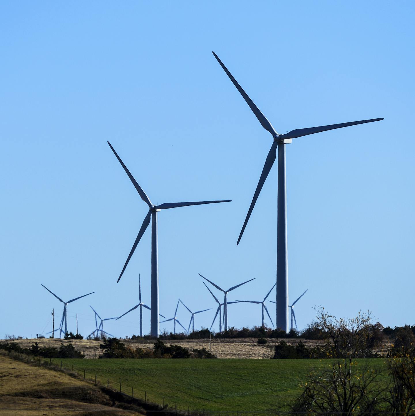 Legislation is in pay to boost the goals for renewable energy in the state. (Tim Boyles Photography/Google via AP)