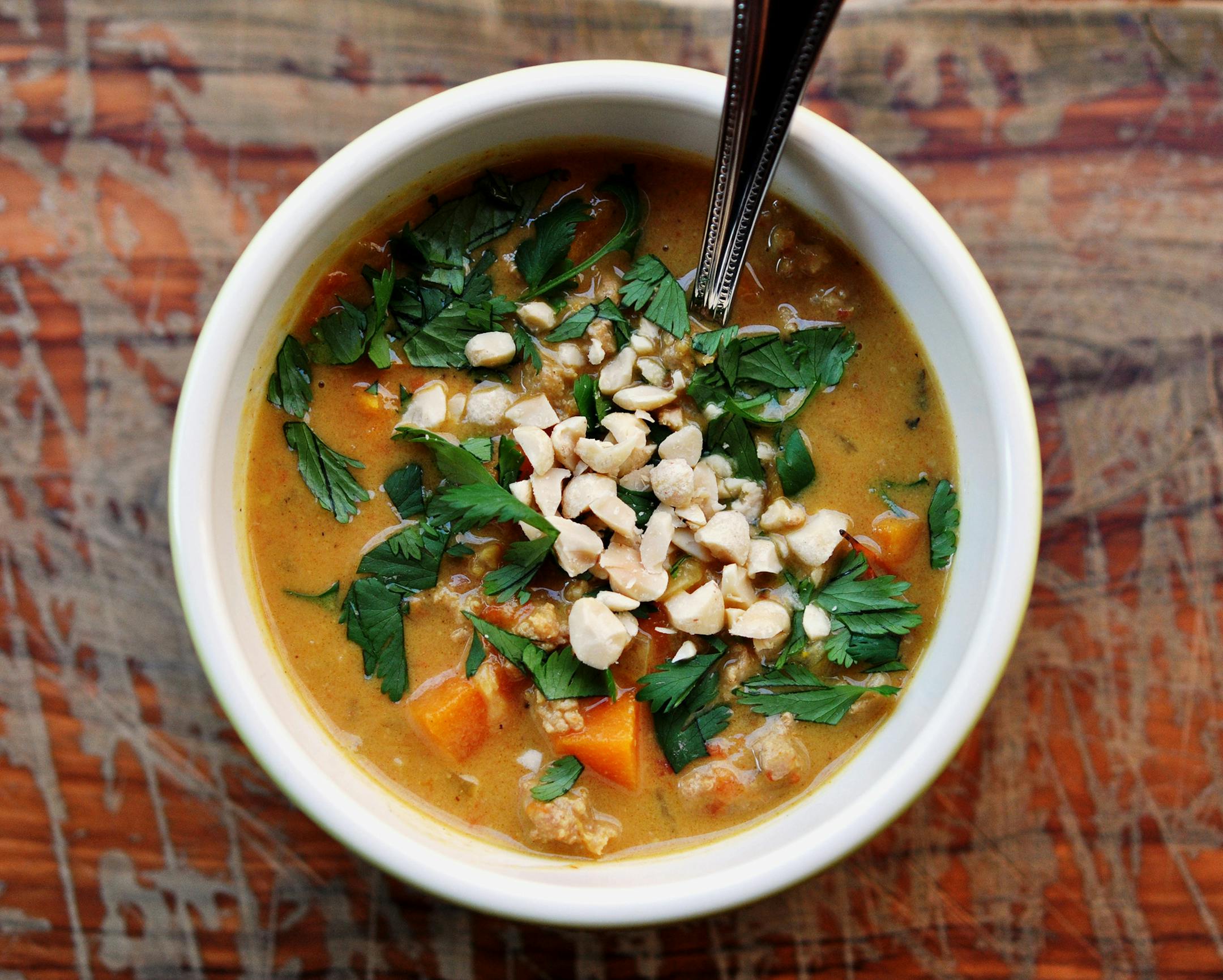 Photo by Meredith Deeds. African Peanut Soup for healthy family.