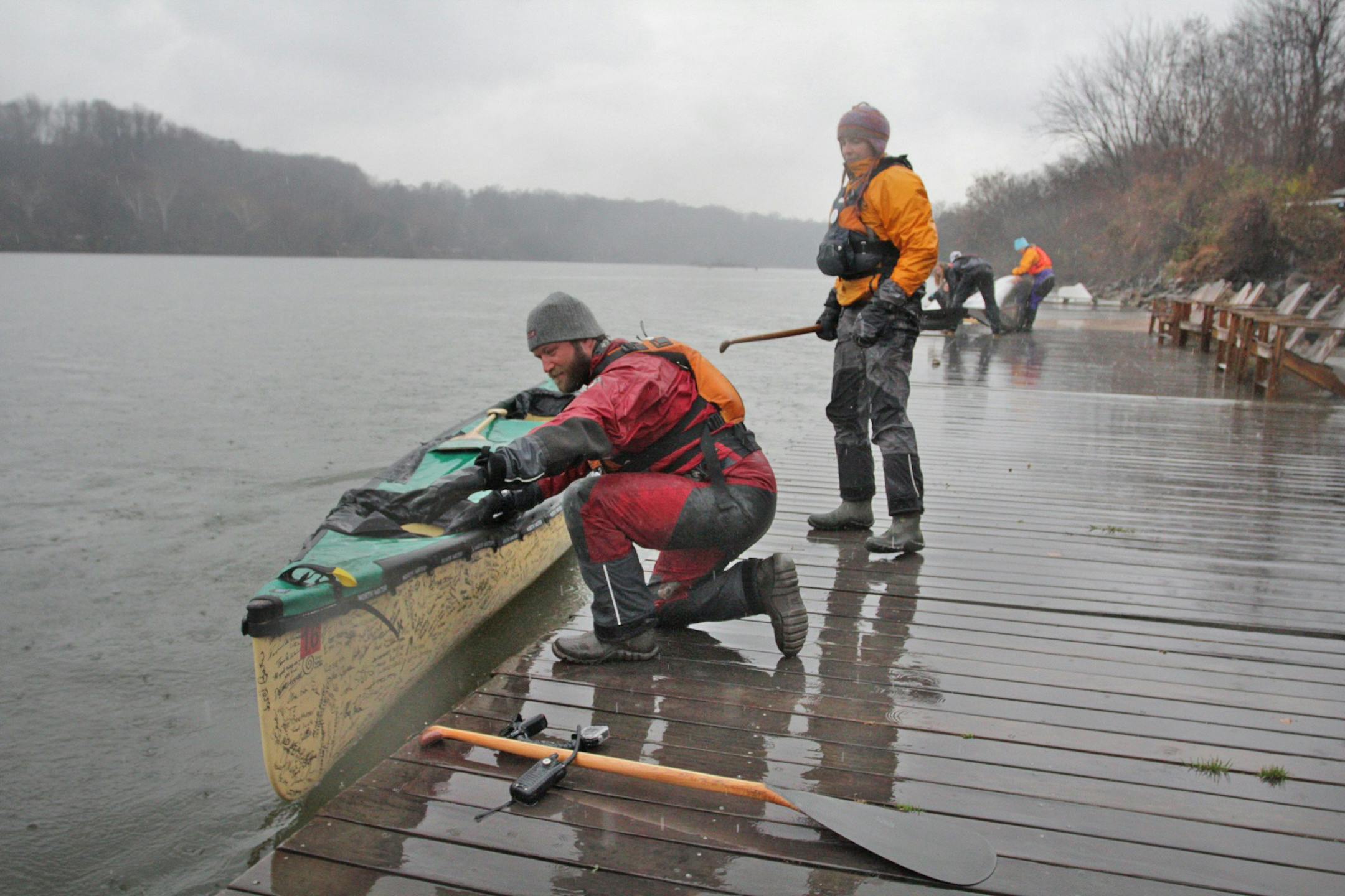 Dave and Amy Freeman arrive in Washington, D.C., Tuesday after a three-month, 2,000 mile canoe journey from the Boundary Waters of Northern Minnesota. The couple, who were named National Geographic&#x201a;&#xc4;&#xf4;s 2014 Adventurers of the Year, hope to raise awareness and concern about a proposed mining operation on the outskirts of the boundary waters wilderness. photo credit: Nate Ptacek