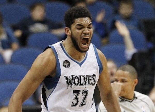 Wolves rookie center Karl-Anthony Towns