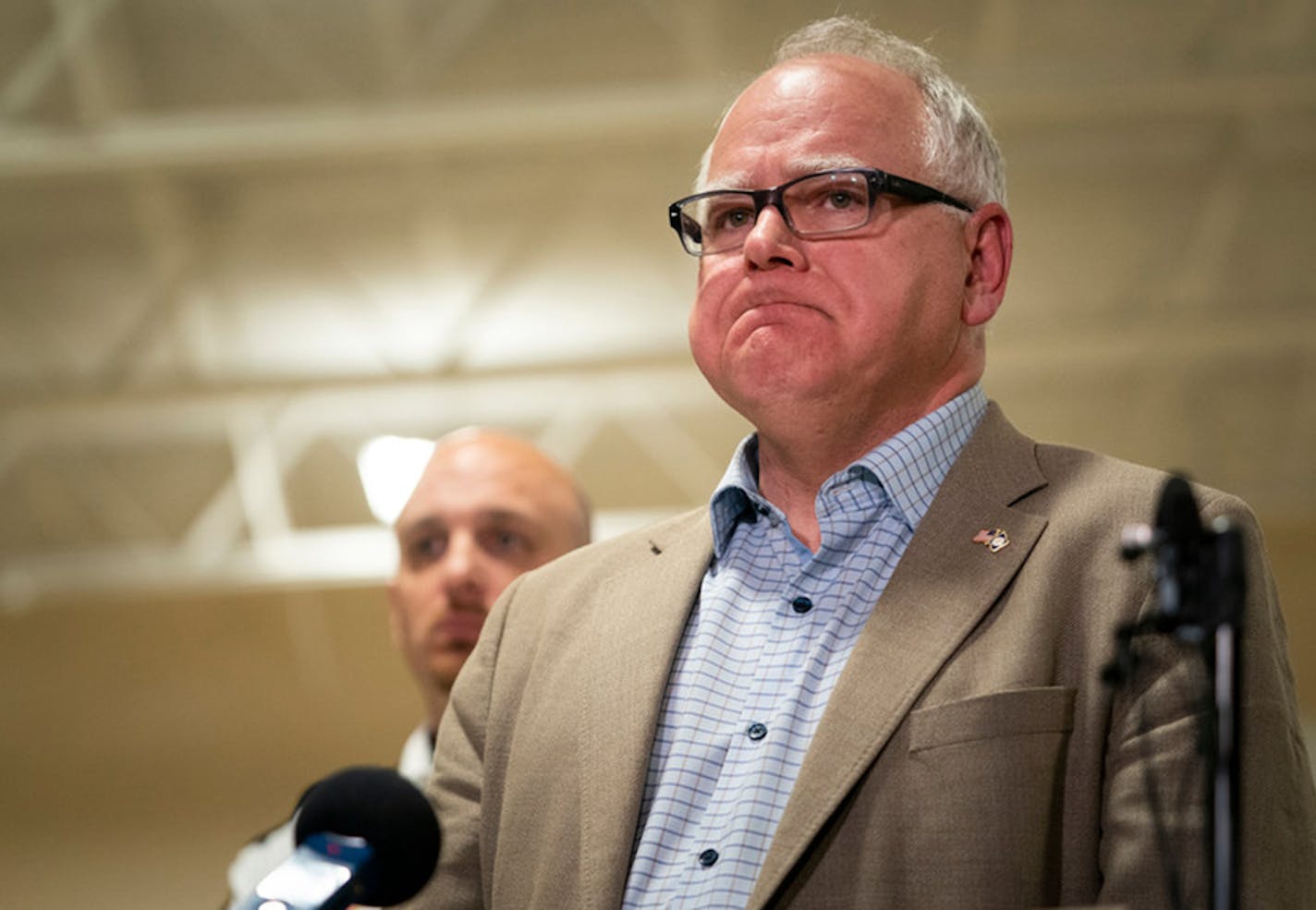 Minnesota Gov. Tim Walz announced the deaths of three National Guard members who were aboard a Black Hawk helicopter that crashed near Marty, Minn., southwest of St. Cloud on Thursday.