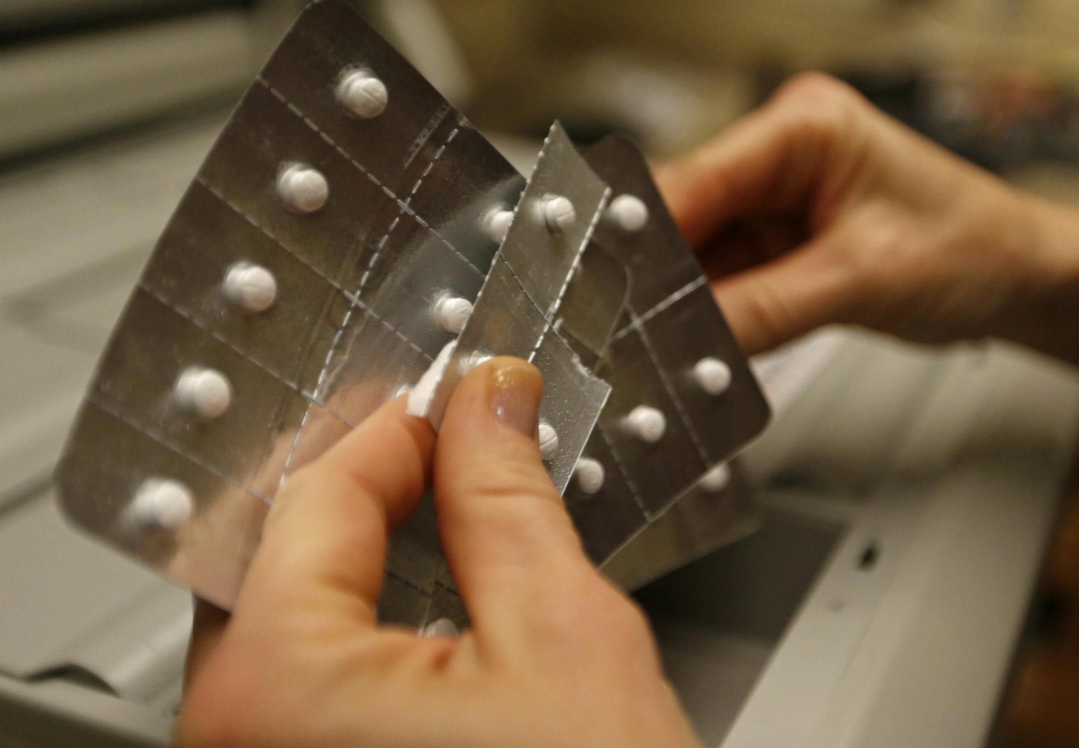 Oyxcodone, pictured, can be as harmful as cocaine and heroin when abused.