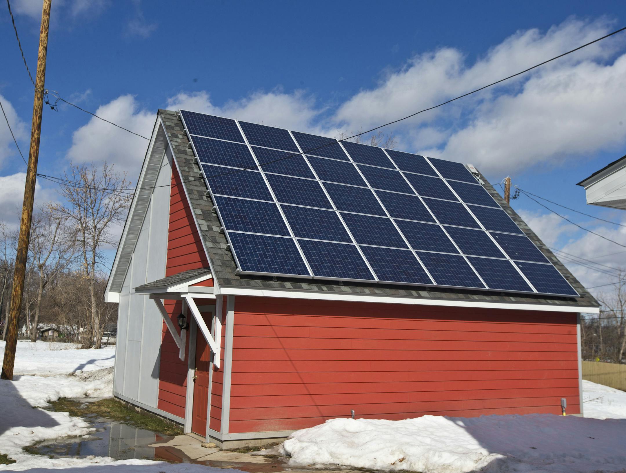 The city requires developers to equip the homes with solar panels, but U Prof. Lucas Alm said, “that’s actually the more bling piece of it.”