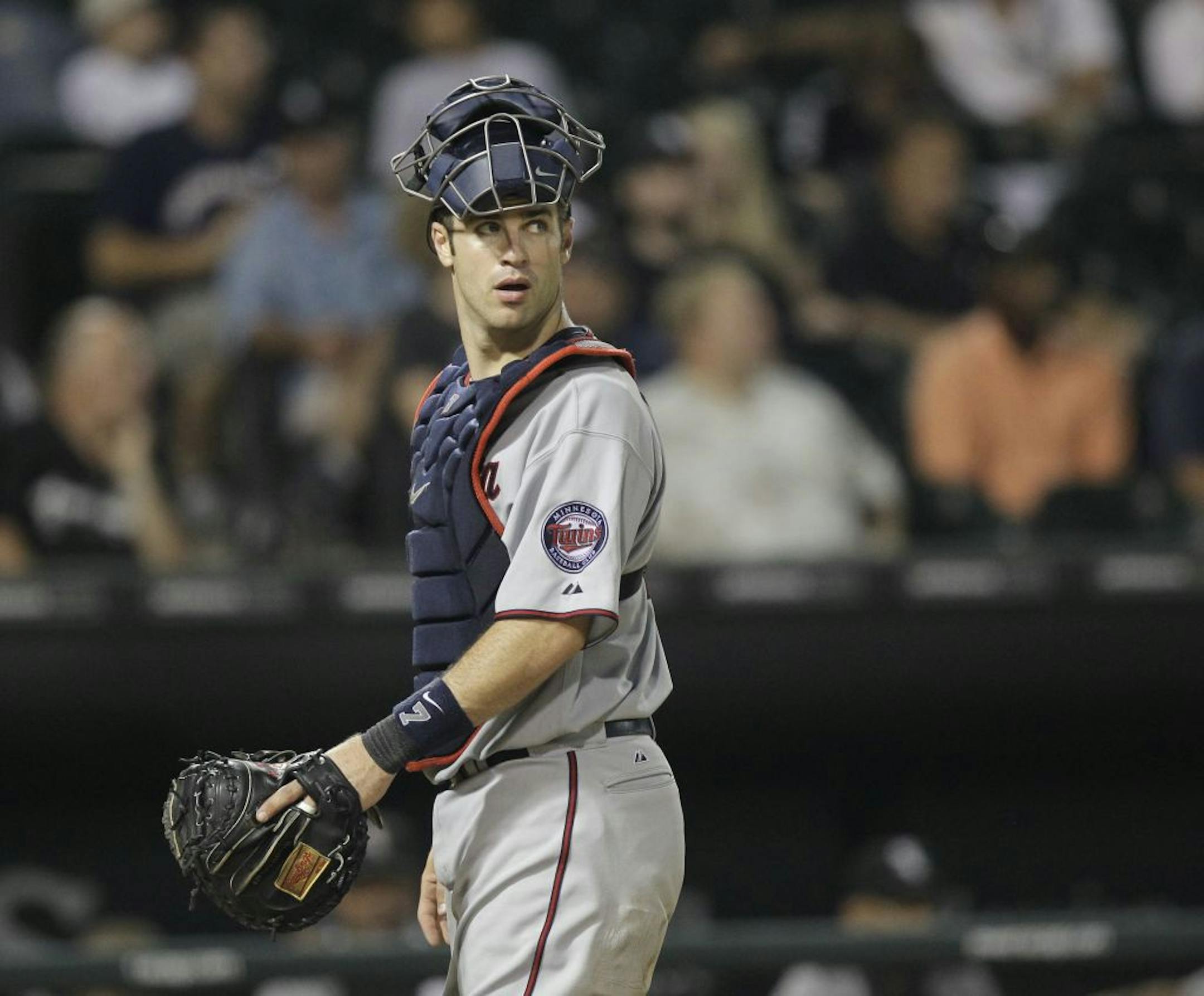 Twins catcher Joe Mauer