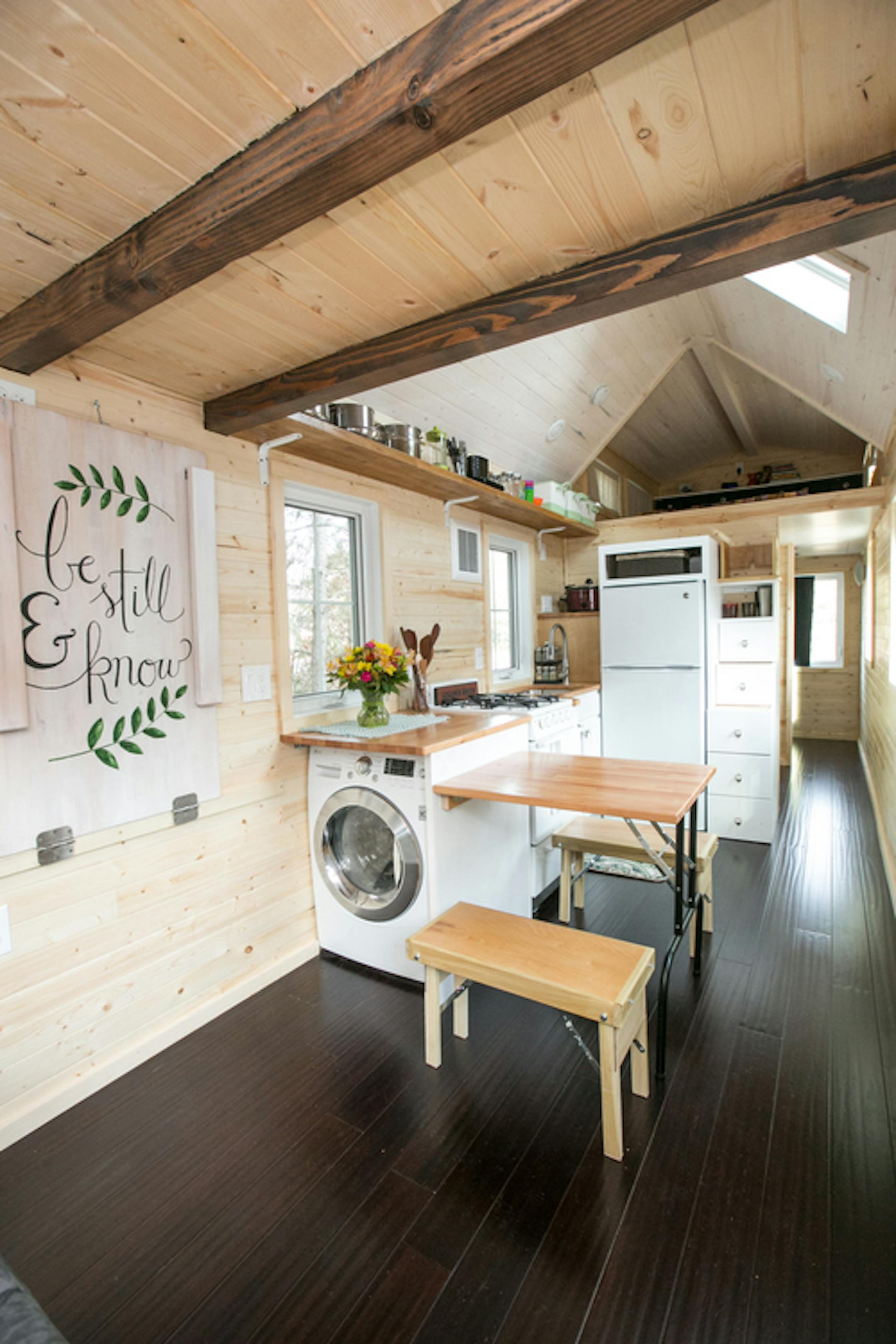 The original plan was modified by JB Home Improvers in Monticello to make the most of the small space.