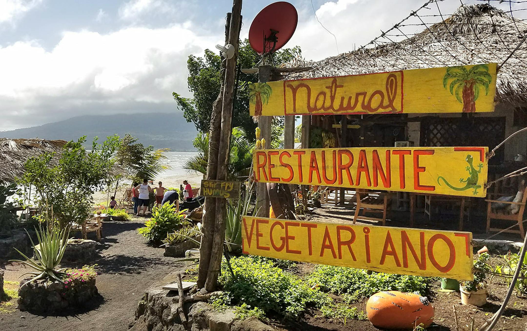 Natural Restaurante Vegitariano is among the bohemian beachside options on the island of Ometepe in Nicaragua.
