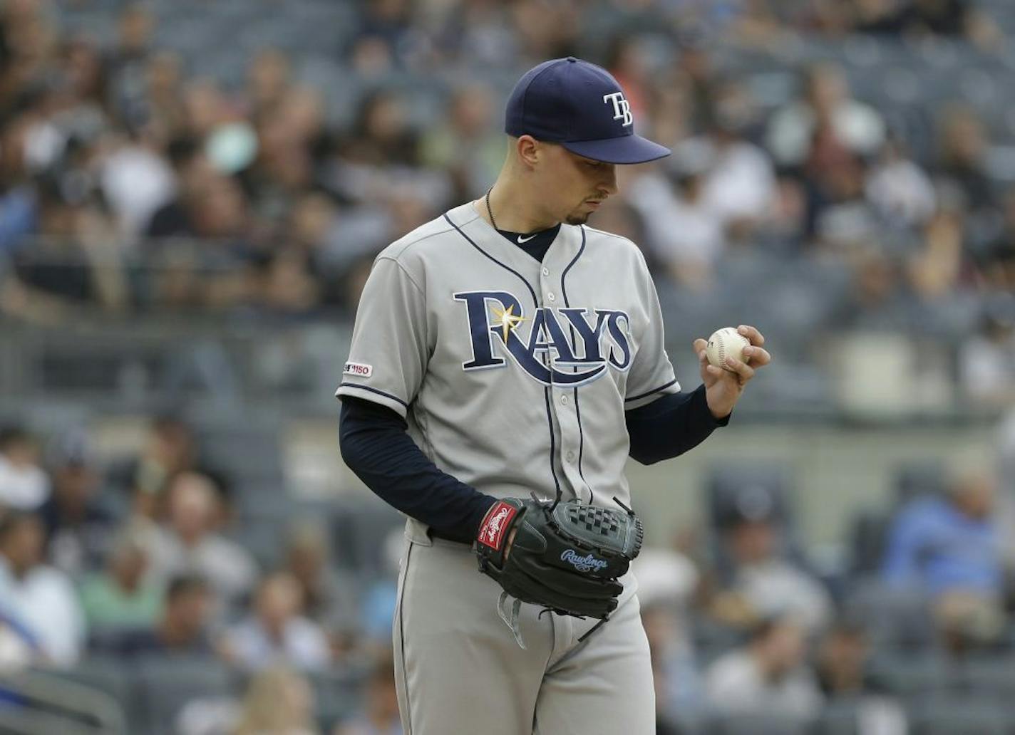 Tampa Bay Rays starting pitcher Blake Snell