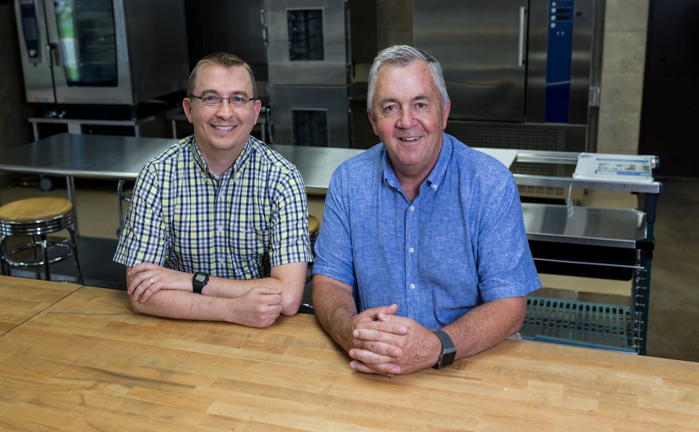 Andrew Youngquist, left, and Tracy Smith of Eagan-based Horizon Equipment.