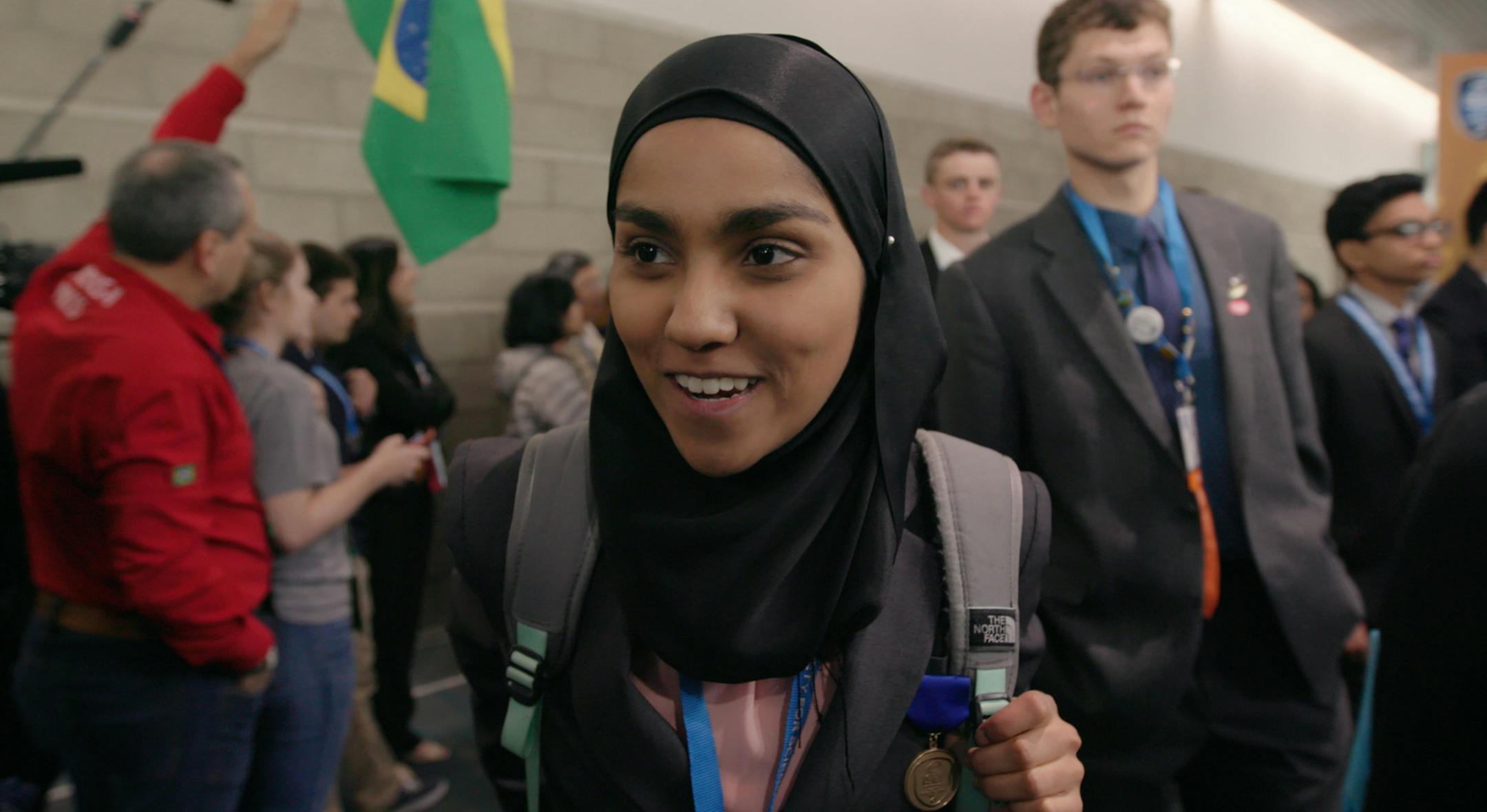 A scene from the film "Science Fair."