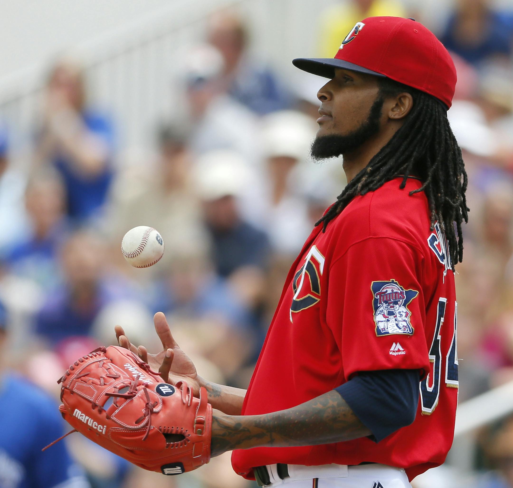 Ervin Santana threw 73 pitches in his final tuneup before Opening Day. Santana finished the spring with a 1.77 ERA.