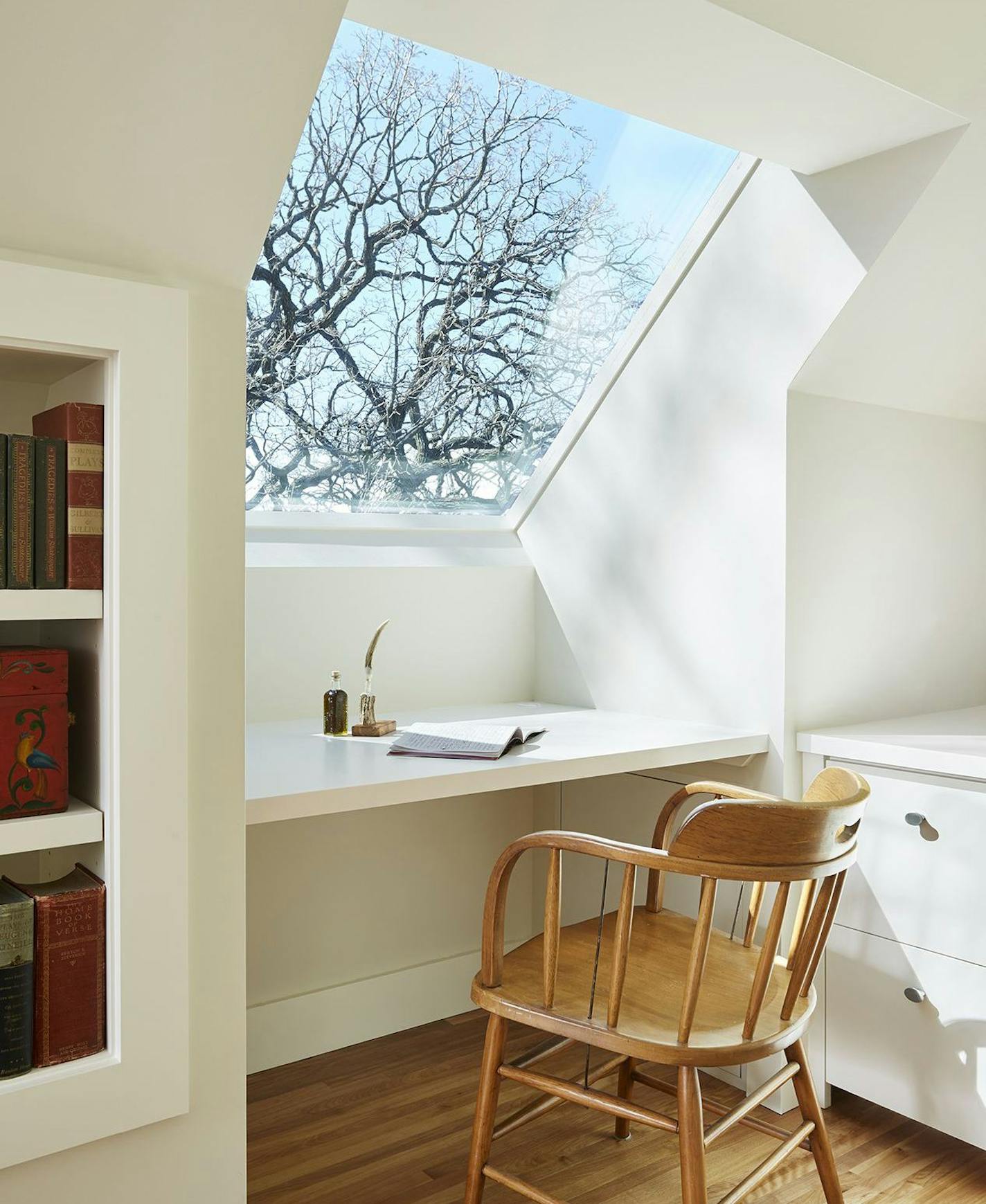 Attic conversion by Christopher Strom Architects. Credit Alyssa Lee Photography