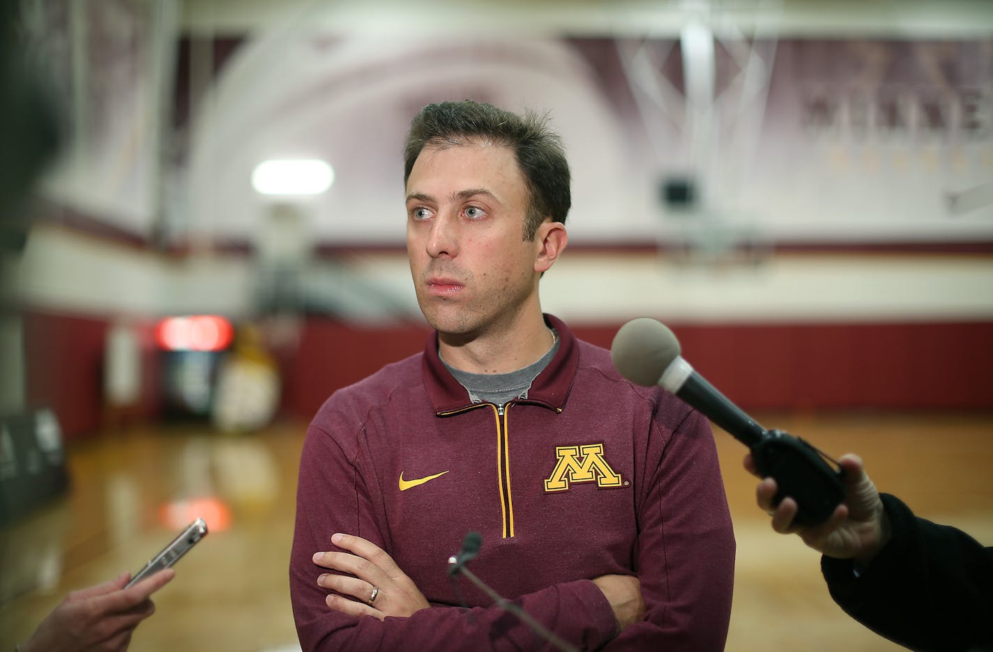 Gophers men's basketball head coach Richard Pitino