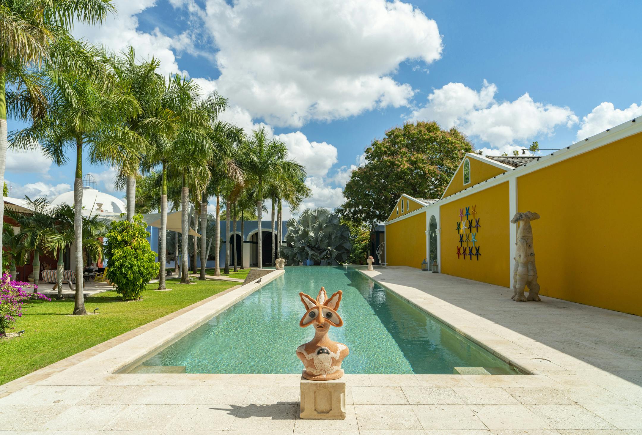 The Centro Cultural La Cupula, a sprawling garden-linked complex, in Merida, Mexico, Feb. 4, 2019. The capital of the Yucatán attracts creative types from around Mexico and across many borders, drawn by its Mayan and colonial heritage and, for some, its path to the future. (Adrian Wilson/The New York Times)