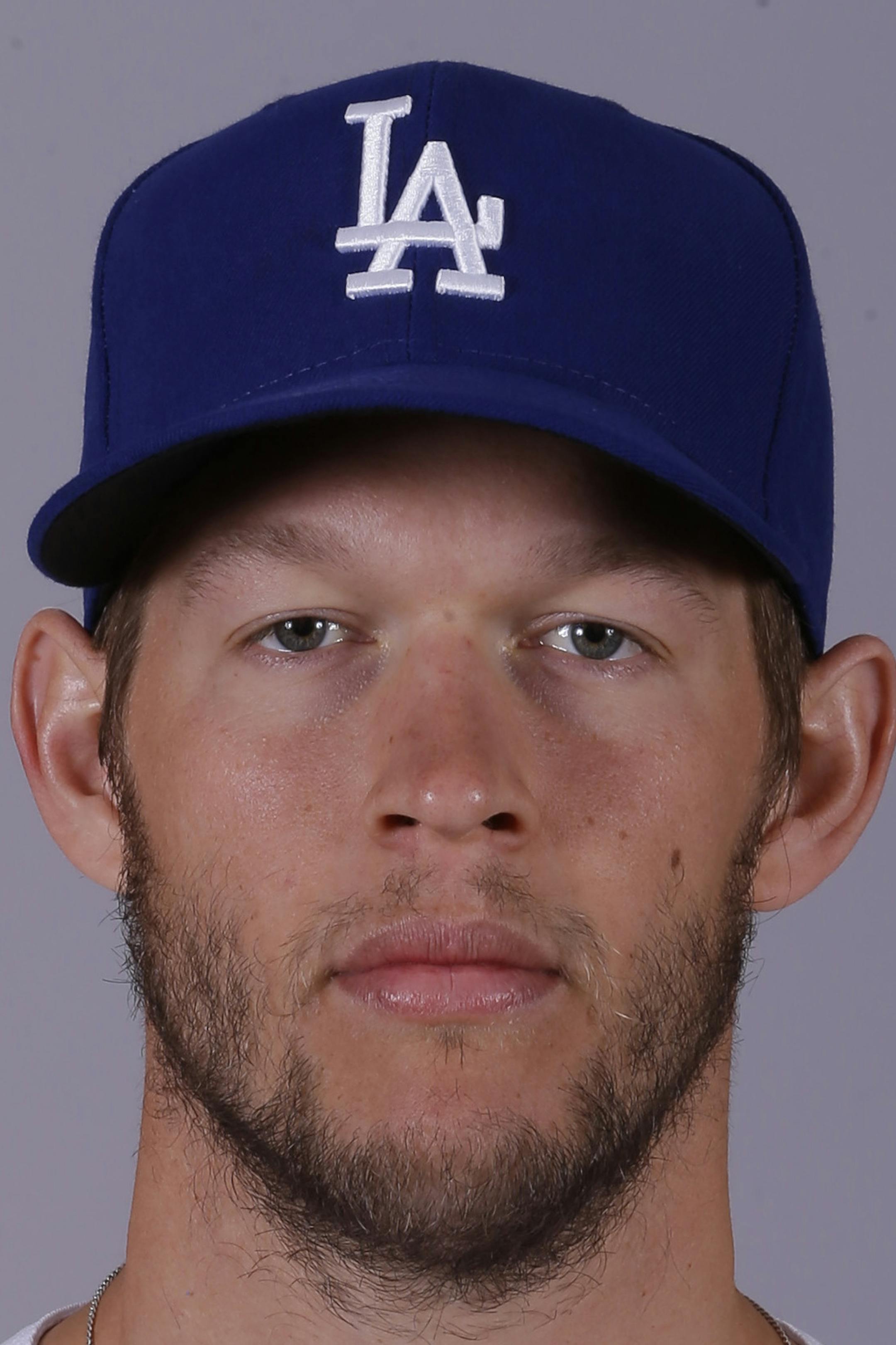 This is a 2015 photo of Clayton Kershaw of the Los Angeles Dodgers baseball team. This image reflects the Los Angeles Dodgers active roster as of Saturday, Feb. 28, 2015, when this image was taken. (AP Photo/Charlie Riedel) ORG XMIT: OTKCR