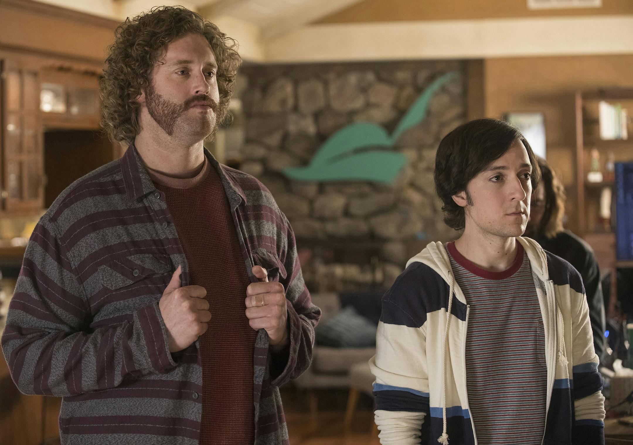 T.J. Miller and Josh Brener in "Silicon Valley."
photo: John P. Johnson/HBO
