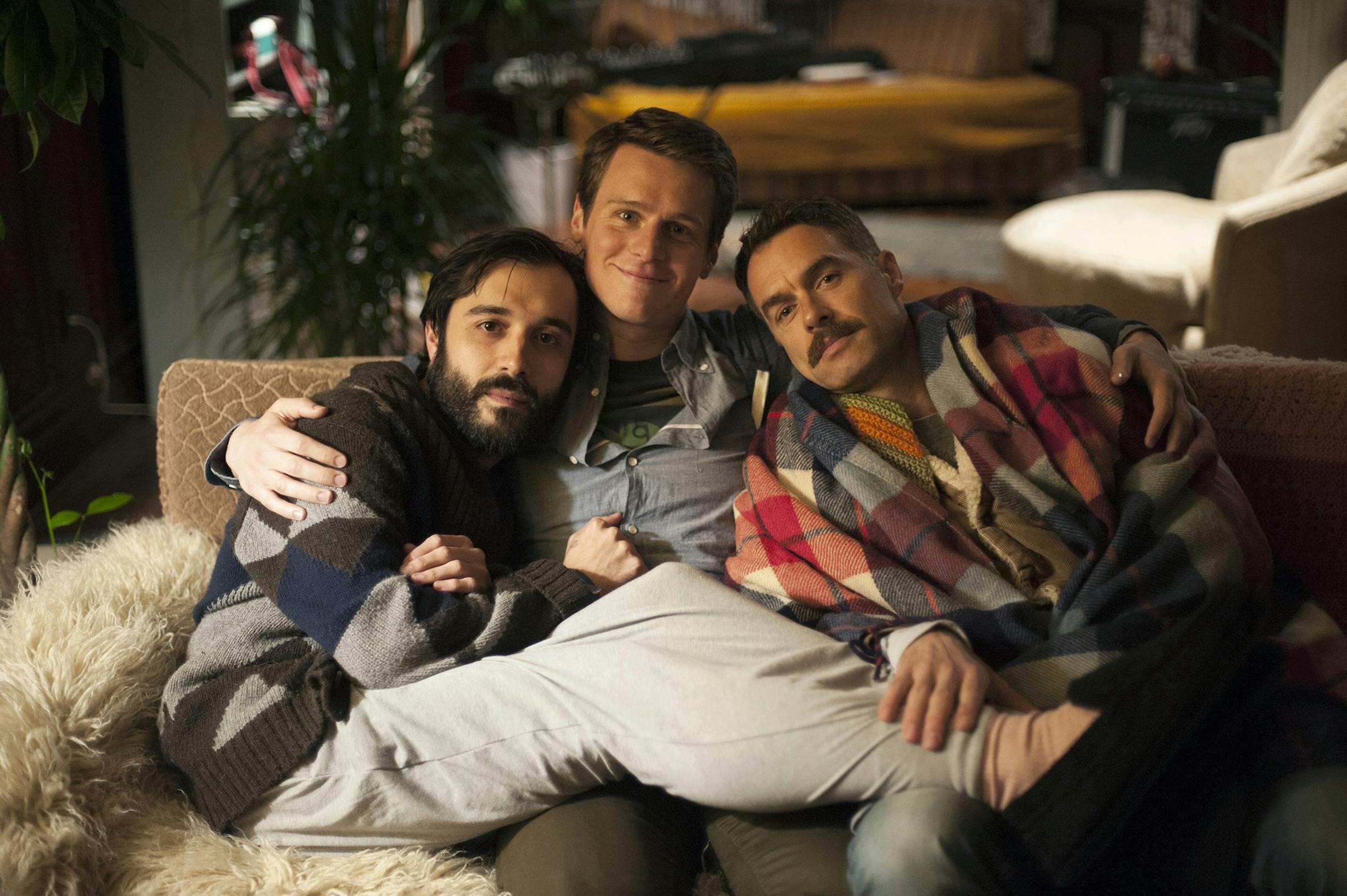 LOOKING episode 1: Frankie Alvarez, Jonathan Groff, Murray Bartlett. photo: David Moir, HBO