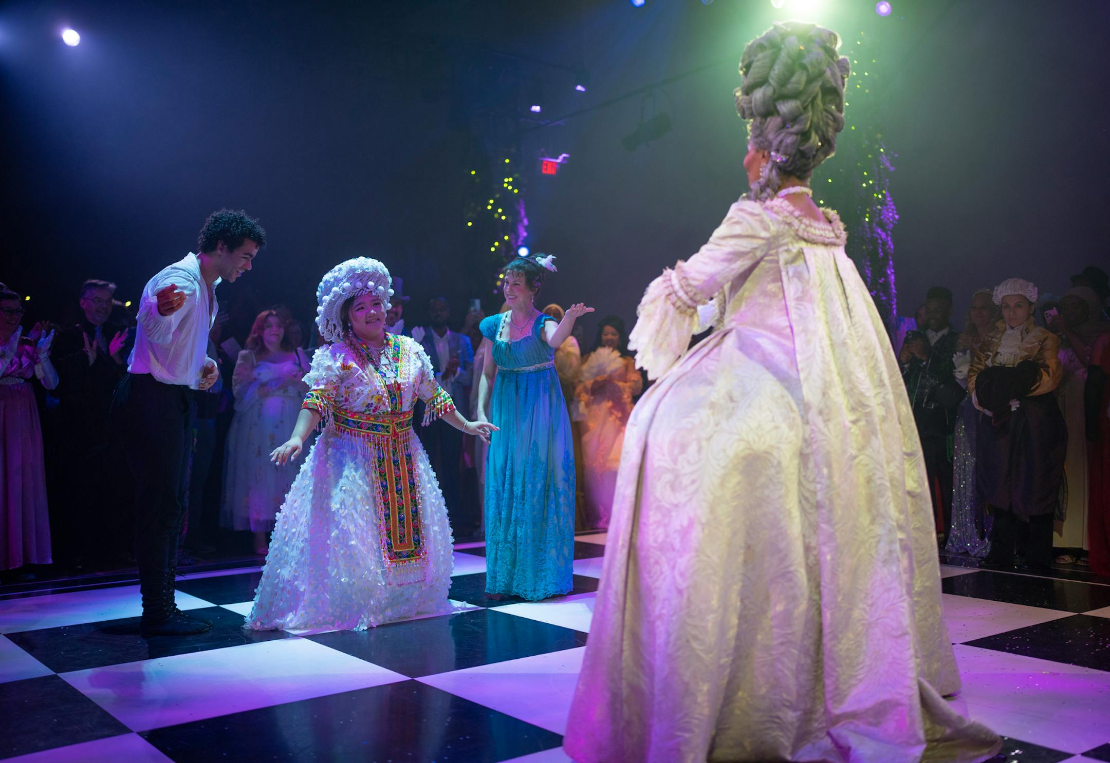 Rose Yang was chosen by the Queen to be the diamond of the season on opening night of The Queen's Ball: A Bridgerton Experience.