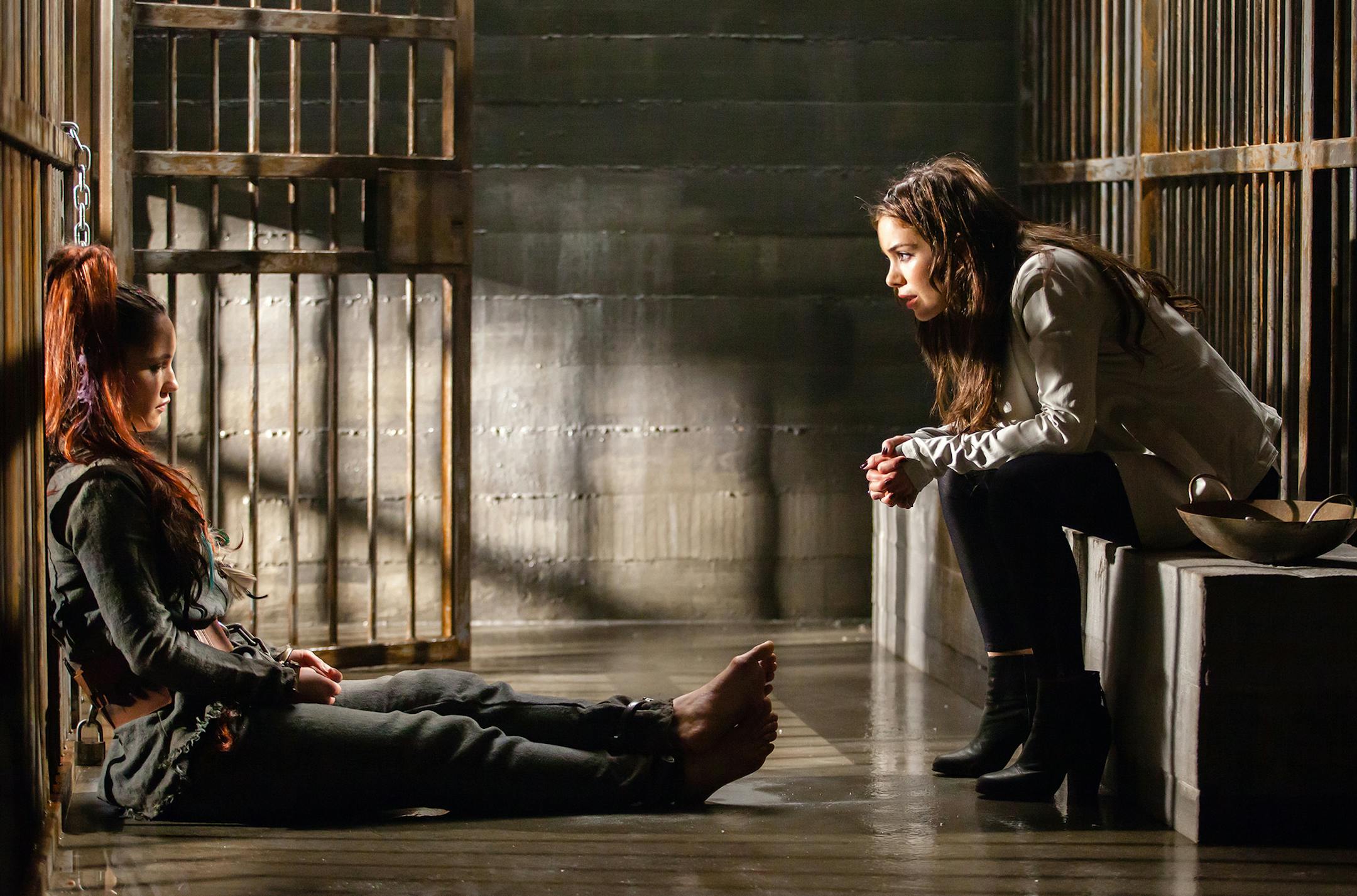 Christina Chong as Zoe, Roxanne McKee as Claire Riesen in the Season 2 premiere of "Dominion."-- (Photo by: Ilze Kitshoff/Syfy) ORG XMIT: Season:2