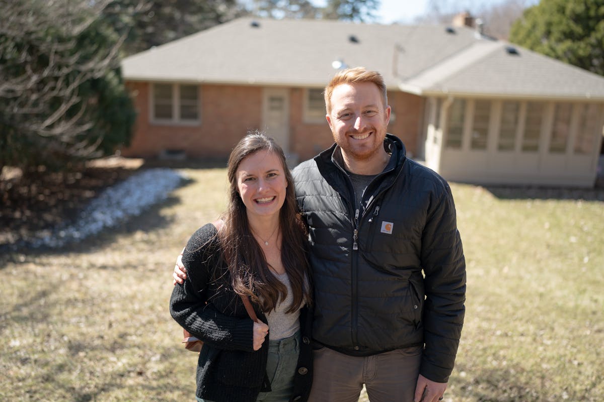 Home prices in the Twin Cities are increasing at about half the national average, which is one of the reasons Lauren and Lucas Judd decided to move fr