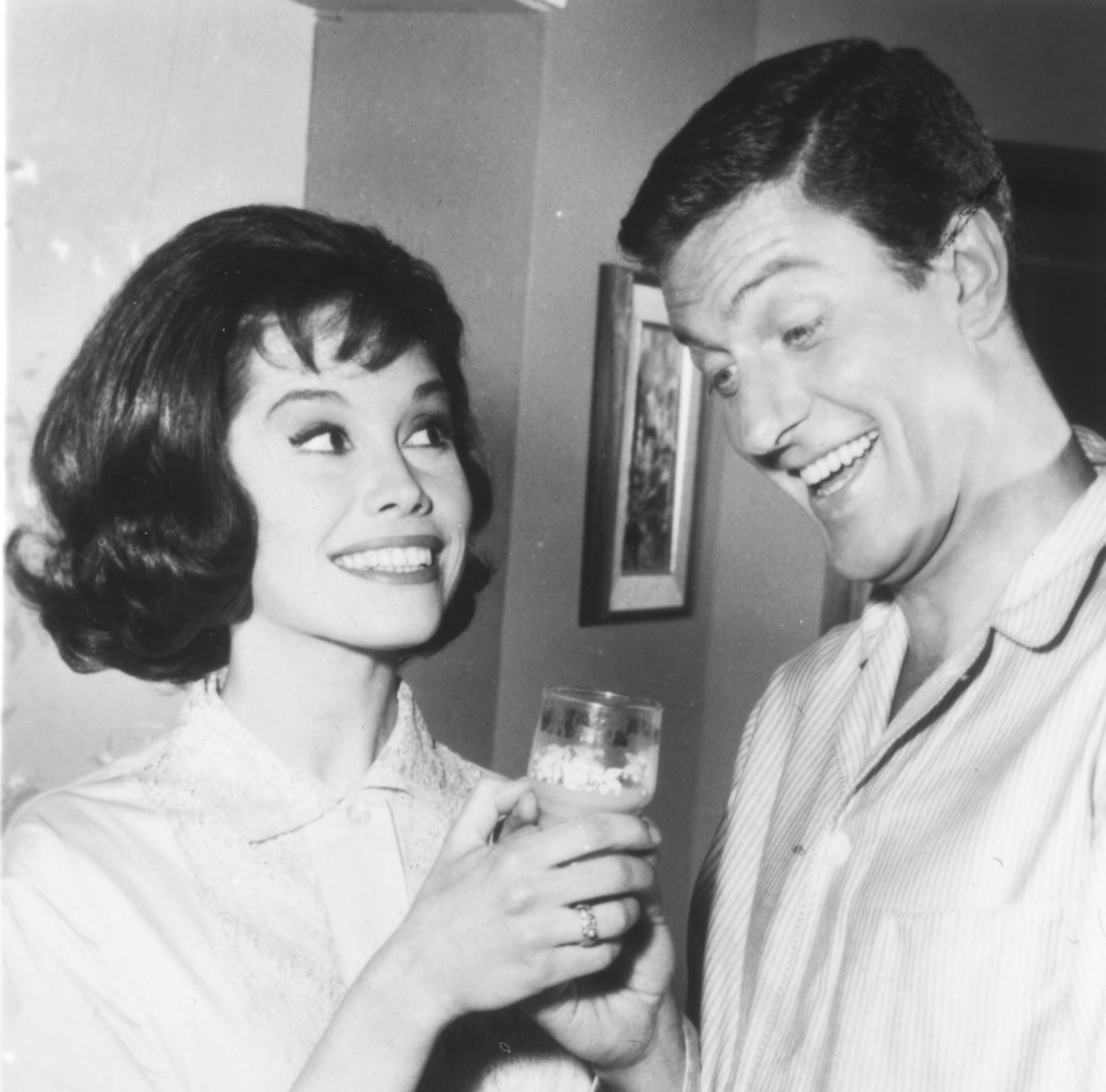 Mary Tyler Moore (at left) and Dick Van Dyke (right) star as Laura and Rob Petrie in THE DICK VAN DYKE SHOW, the classic comedy television series. File photo courtesy of CBS Television.