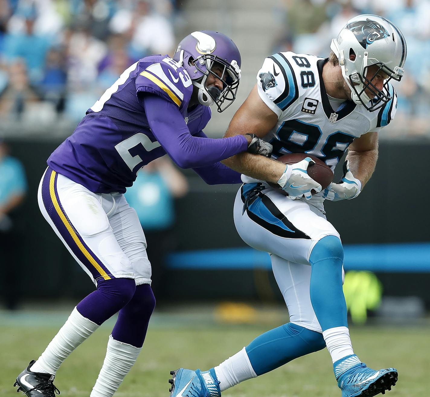 Minnesota Vikings Terence Newman. ] CARLOS GONZALEZ cgonzalez@startribune.com - September 25, 2016, Charlotte, NC, Bank of America Stadium, NFL, Minnesota Vikings vs. Carolina Panthers