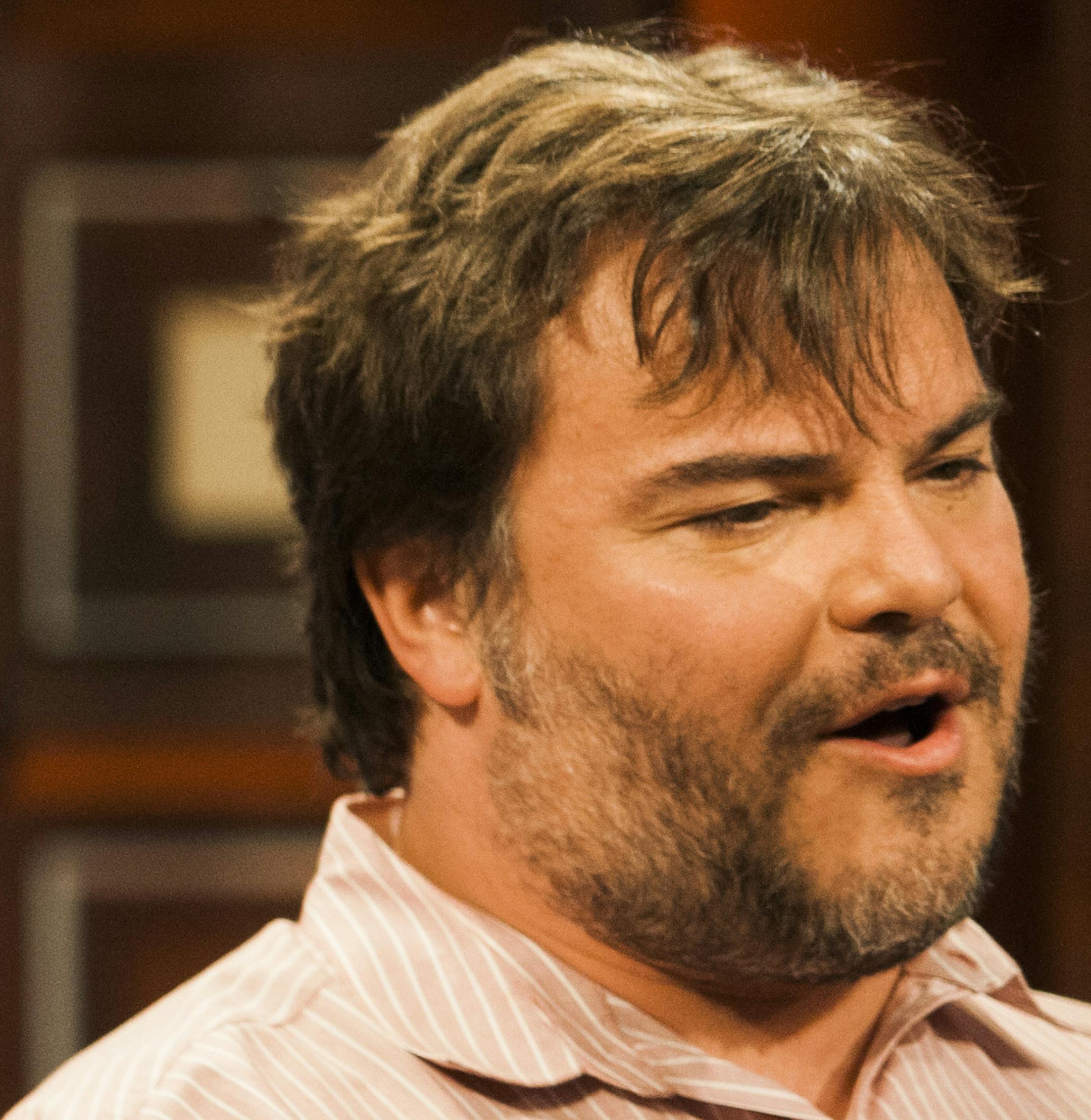 Jay Leno with guest Jack Black during Leno's final time hosting "The Tonight Show," in Burbank, Calif., Feb. 6, 2014. ‚ÄúIt‚Äôs fun to kind of be the old guy and sit back here and see where the next generation takes this great institution,‚Äù Mr. Leno said about his successor, Jimmy Fallon. (Kevin Scanlon/The New York Times)