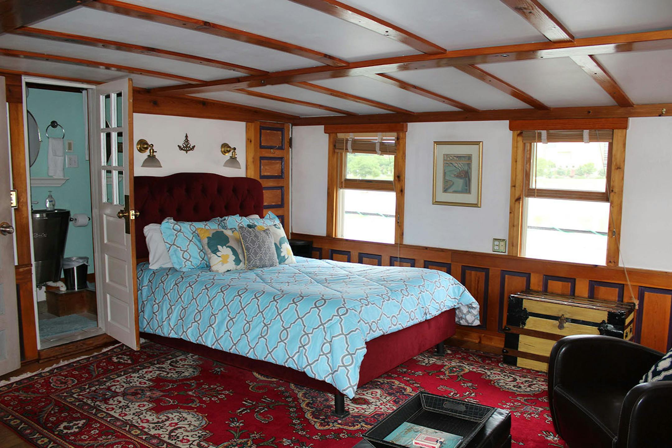 The Master's Quarters is one of the bedroom suites.