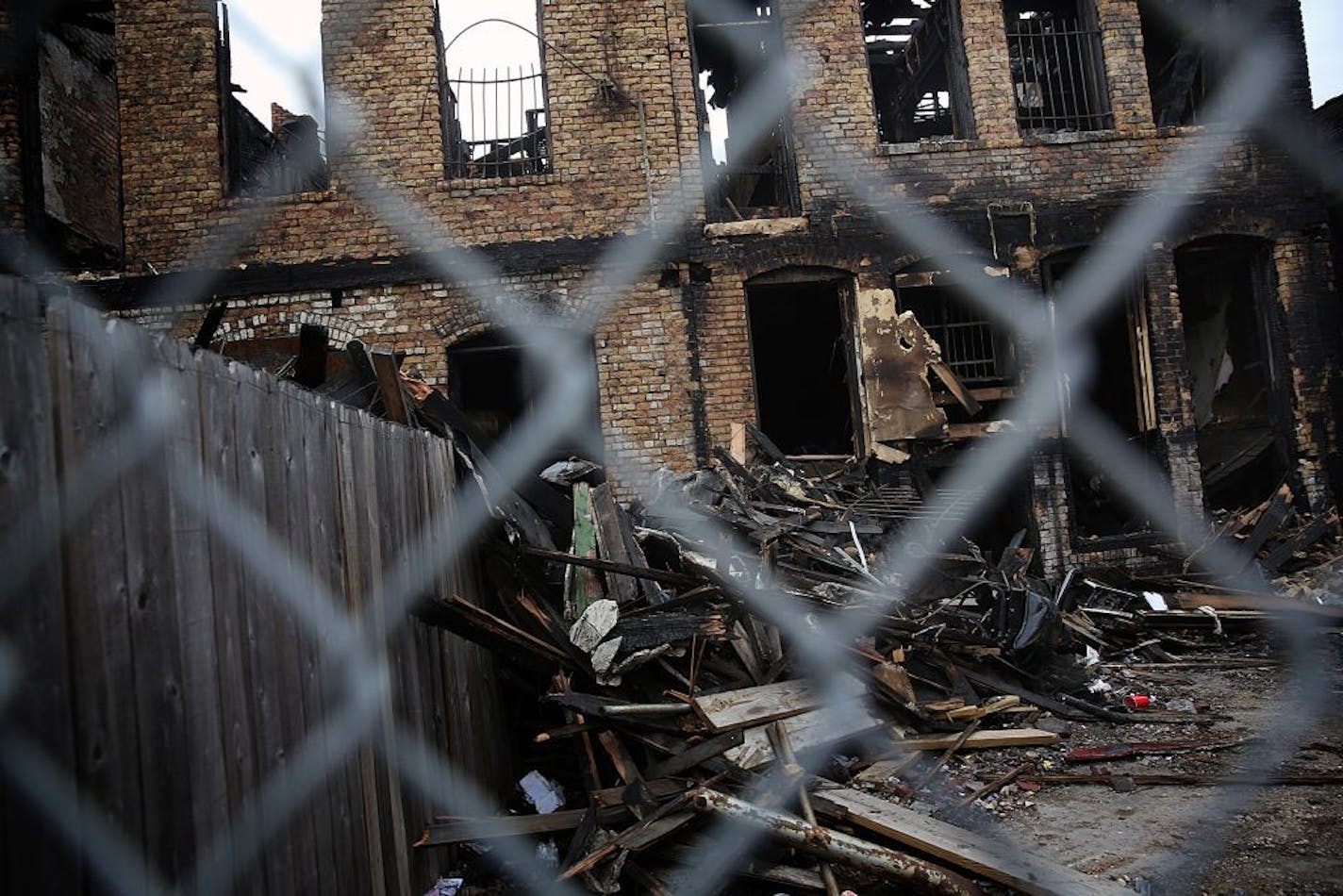 The city gave building owners until Tuesday to outline a plan for rehabbing or demolishing the buildings, which officials say are structurally unsafe.