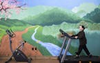 Chia Yang exercised at the Hmong Elders Center. The center received nearly $100,000 to paint and repair rotting walls, one recent investment on the No