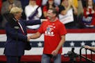 President Trump addressed his supporters including Cops for Trump led by Lt. Bob Kroll, president of the Police Officers Federation of Minneapolis.